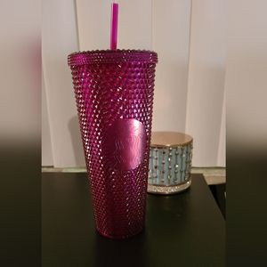 Starbucks 2022 Fall USA Purple Berry Bling Studded Tumbler VENTI